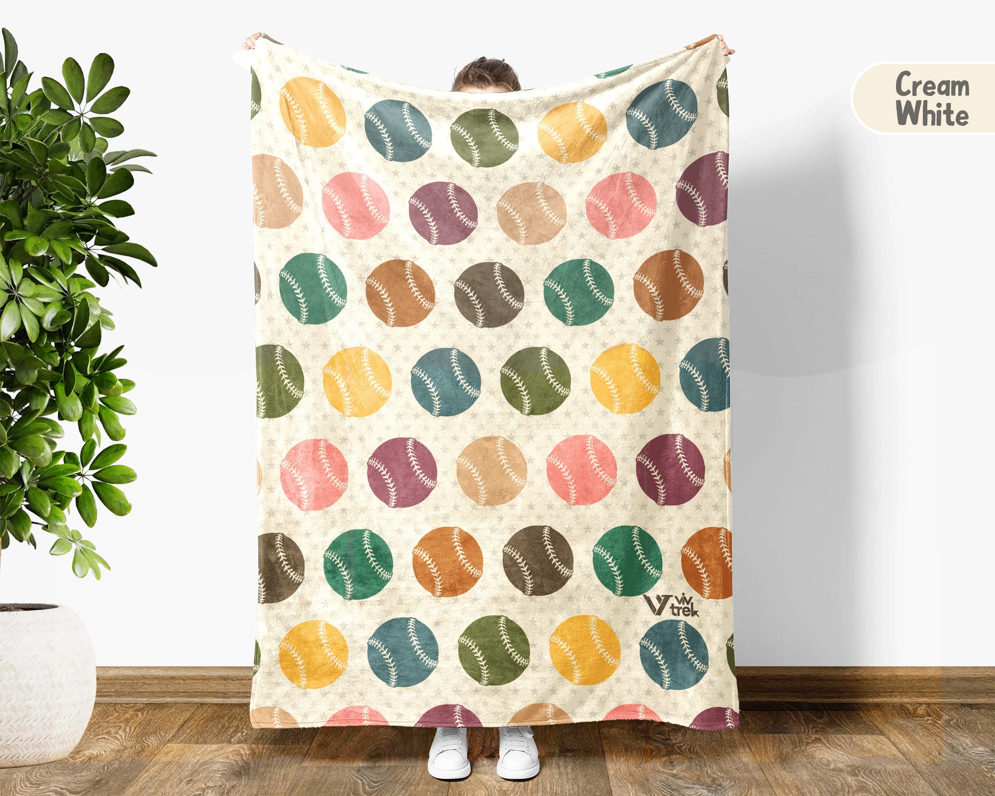 Cozy Baseball Throw Blanket – Sports Gift for Fans of All Ages
