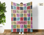 Personalized Cavalier King Charles Spaniel Blanket with Custom Name, Soft Cozy Dog Throw Blanket for Teens and Adults, Custom Pet Lover Gift, Warm Decorative Blanket for Couch Sofa Bed