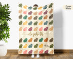 Personalized Guinea Pig Blanket Custom Name Cozy Retro Pet Lover Throw