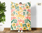 Floral Wrestling Blanket – Cozy Athlete Lover Throw
