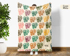 Retro Boxing Lover Blanket Cozy Sports Throw for Athletes Soft Gloves Design Fleece Blanket Unique Fitness Gift Decor
