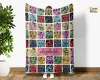 Personalized Bodybuilding Blanket Custom Name Fitness Throw, Cozy Gym Lover Gift, Sporty Home Decor for Men and Women