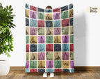 Retro Sailing Boat Blanket for Nautical Decor, Cozy Boating Throw Gift for Sailors and Coastal Home Lovers