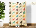 Vintage Golden Retriever Throw – Cozy Dog Lover Blanket
