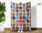 Personalized Boxing Blanket Cozy Custom Name Throw Soft Sports Decor Unique Boxing Lover Gift for Fans and Athletes