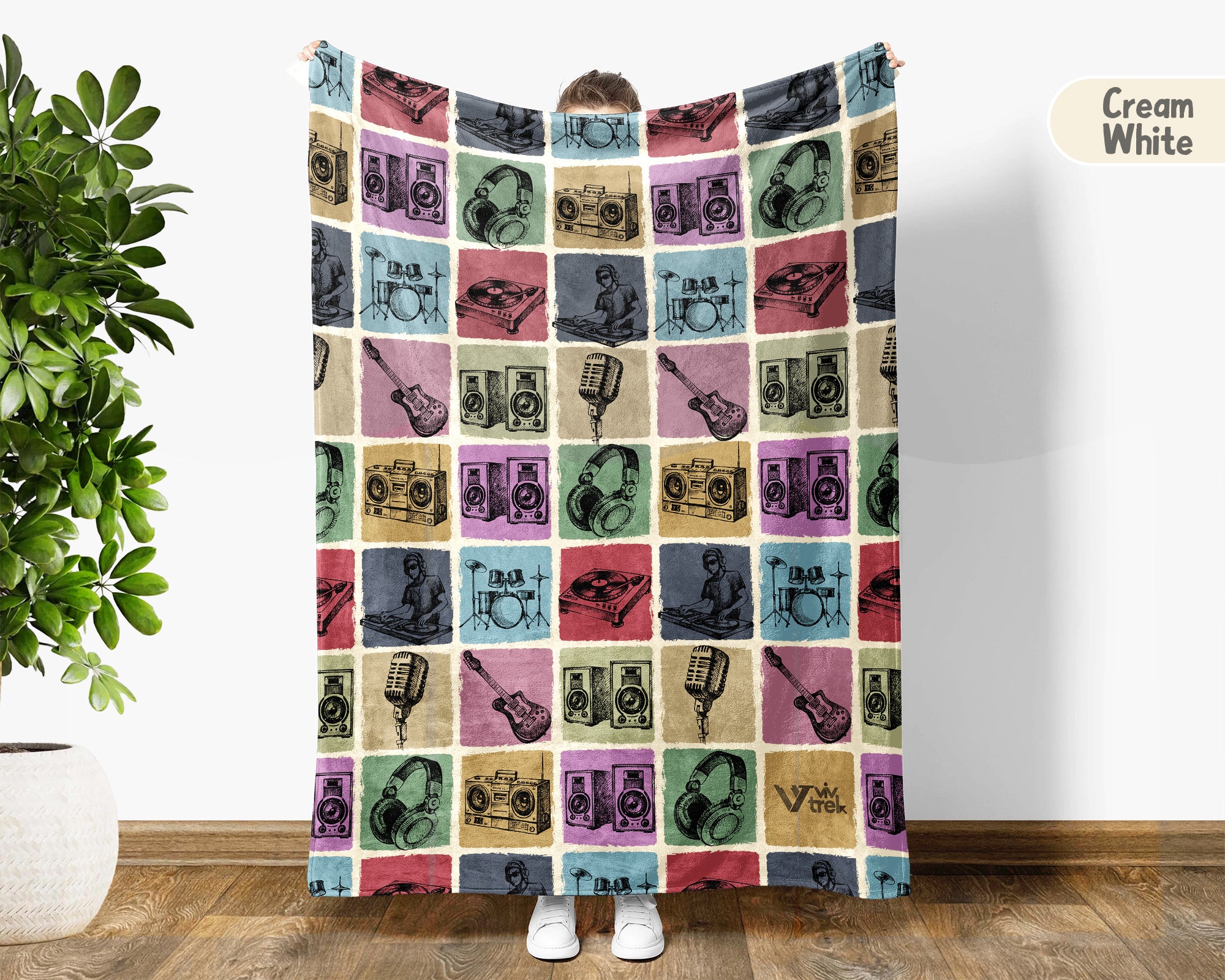 DJ Lover Blanket – Cozy Music Fan Throw Gift