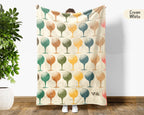Retro Golf Lover Blanket Cozy Sports Throw for Players Soft Graphic Decor Unique Golfer Gift for Home