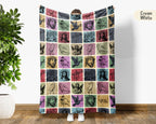 Christian Faith Blanket, Jesus Lover Throw, Inspirational Religious Cozy Blanket, Bible Verse Home Decor Gift for Family Friends