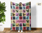 Personalized Name Eagle Blanket – Cozy Vintage Throw for Bird Lovers
