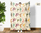 Retro Gymnastics Lover Blanket Cozy Sports Throw for Athletes Soft Artistic Decor Unique Gymnast Gift for Home