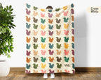 Funny Squirrel Lover Blanket Retro Woodland Cozy Nature Throw Gift