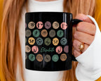 Custom Soccer Mug, Retro Personalized Name Football Coffee Cup, Unique Soccer Lover Gift, Sports Fan Drinkware, Player Gift Mug