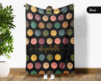 Personalized Basketball Throw – Cozy Custom Name Sports Blanket