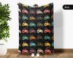 Retro Farming Blanket Gift for Country Lovers, Cozy Tractor Field Throw, Farmhouse Decor Accent for Bedroom and Living Spaces