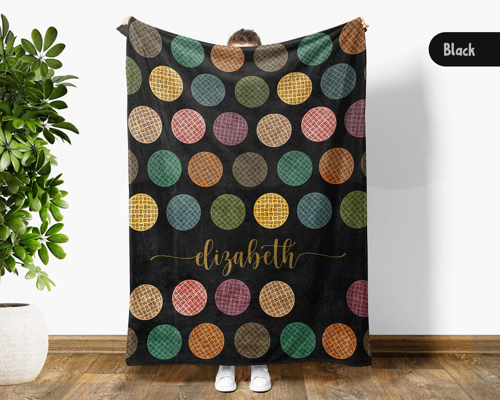 Personalized Dodgeball Blanket Custom Name Sports Throw Cozy Funny Game Decor Unique Gift for Player Fan Home Accent