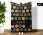 Personalized Dodgeball Blanket Custom Name Sports Throw Cozy Funny Game Decor Unique Gift for Player Fan Home Accent