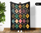 Custom Soccer Blanket, Retro Personalized Name Soccer Throw for Boys and Girls, Unique Soccer Lover Gift, Cozy Sports Blanket