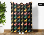 Vintage French Bulldog Blanket Cozy Frenchie Lover Throw Gift