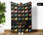 Personalized Great Pyrenees Blanket | Custom Dog Name Throw | Gentle Giant Breed Gift for Dog Lovers Home Decor Accent