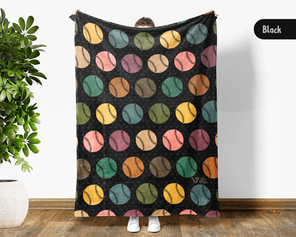 Cozy Baseball Throw Blanket – Sports Gift for Fans of All Ages