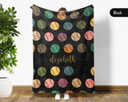 Personalized Name Baseball Throw Blanket – Cozy Gift for Baseball Lovers