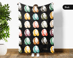 Retro Panda Blanket for Cute Animal Lovers, Cozy Wildlife Throw Gift with Panda Inspired Decorative Style
