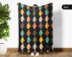 Retro Penguin Blanket Gift Cozy Ocean Animal Throw Soft Kawaii Decor Unique Arctic Inspired Blanket for Wildlife Lovers