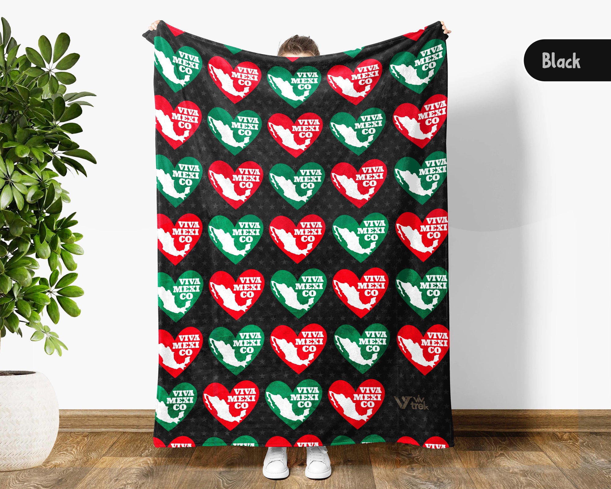 Retro Mexico Blanket Throw with Serape Inspired Design, Cozy Fiesta Decor, Colorful Latin Pride Heritage Gift Blanket for Home