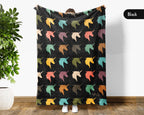 Retro Unicorn Blanket Gift for Fantasy Lovers, Cozy Magical Throw, Whimsical Decor Accent for Bedroom and Living Spaces