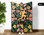 Custom Name Rugby Player Blanket with Personalized, Cozy Rugby Throw Gift for Kids Teens Adults, Perfect Birthday Sports Present