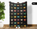 Cute Axolotl Blanket – Vintage Animal Lover Cozy Throw Gift