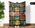 Custom Soccer Blanket, Retro Personalized Name Soccer Throw for Boys and Girls, Unique Soccer Lover Gift, Cozy Sports Blanket