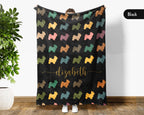 Personalized Havanese Blanket | Custom Dog Name Throw | Cute Fluffy Breed Gift for Pet Lovers Home Decor and Cozy Comfort