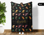 Custom Name Paintball Throw Blanket – Personalized Gift for Paintball Players