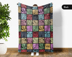 Retro Siberian Husky Blanket – Cozy Dog Lover Throw for Home