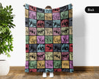 Vintage Honey Badger Throw Blanket – Cozy Wildlife Animal Gift