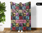 Personalized Name Eagle Blanket – Cozy Vintage Throw for Bird Lovers