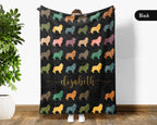Personalized Shetland Sheepdog Blanket | Custom Sheltie Throw | Smart Companion Breed Gift for Dog Lovers Home Decor