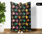 Retro Ping Pong Blanket Cozy Table Tennis Throw Soft Sports Decor Unique Player Gift for Game Lovers