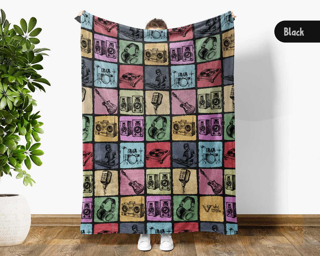 DJ Lover Blanket – Cozy Music Fan Throw Gift