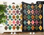 Custom Soccer Blanket, Retro Personalized Name Soccer Throw for Boys and Girls, Unique Soccer Lover Gift, Cozy Sports Blanket