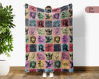 Christian Faith Blanket, Jesus Lover Throw, Inspirational Religious Cozy Blanket, Bible Verse Home Decor Gift for Family Friends