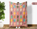 Retro Penguin Blanket Gift Cozy Ocean Animal Throw Soft Kawaii Decor Unique Arctic Inspired Blanket for Wildlife Lovers