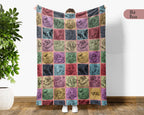 Mermaid Blanket Gift for Girls, Fantasy Ocean Fairy Throw, Cozy Underwater Theme Blanket, Cute Kids Decor Gift for Bedroom