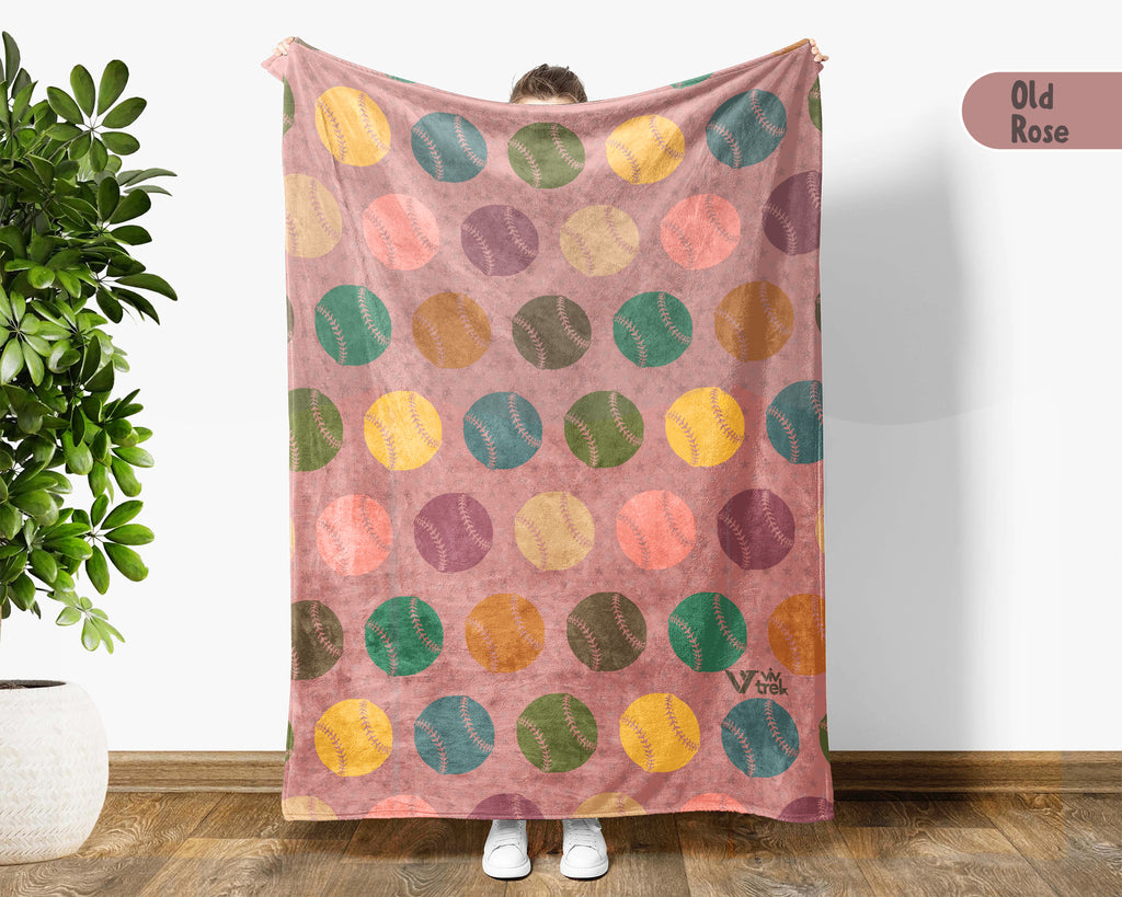 Cozy Baseball Throw Blanket – Sports Gift for Fans of All Ages