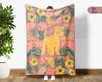 Miniature Schnauzer Blanket – Cozy Floral Dog Lover Throw