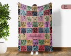 Personalized Bodybuilding Blanket Custom Name Fitness Throw, Cozy Gym Lover Gift, Sporty Home Decor for Men and Women