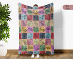 Vintage Pelican Throw Blanket – Cozy Coastal Wildlife Gift for Bird Lovers