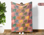 Retro Panther Lover Blanket Big Cat Wildlife Throw Cozy Animal Print Blanket Unique Wild Animal Home Decor Gift Idea
