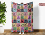 Dobermann Dog Blanket – Cozy Vintage Throw for Dog Lovers
